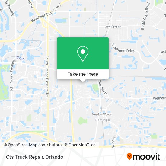 Mapa de Cts Truck Repair