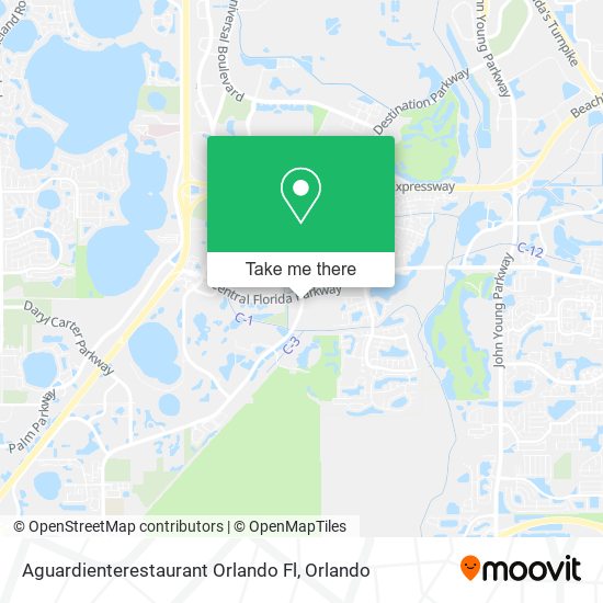 Mapa de Aguardienterestaurant Orlando Fl