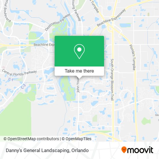 Danny's General Landscaping map