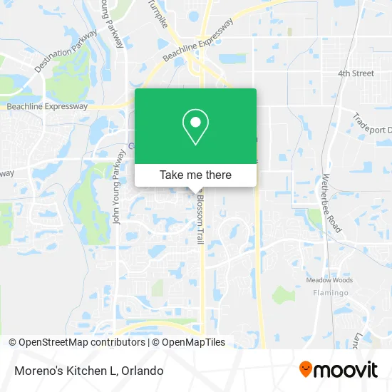 Moreno's Kitchen L map