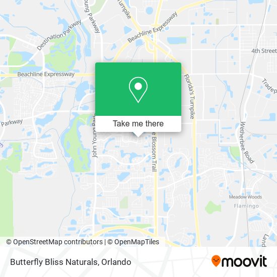 Butterfly Bliss Naturals map