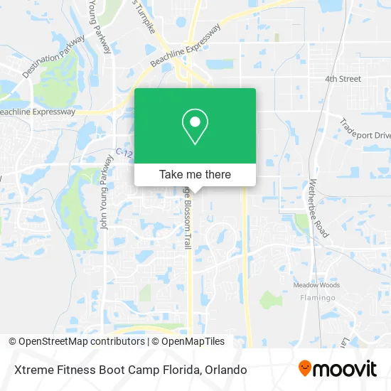 Xtreme Fitness Boot Camp Florida map
