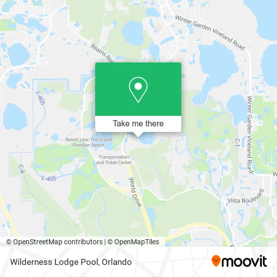 Wilderness Lodge Pool map