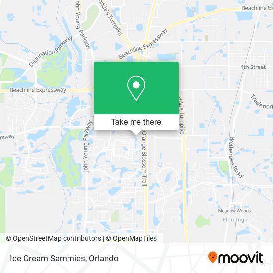 Mapa de Ice Cream Sammies