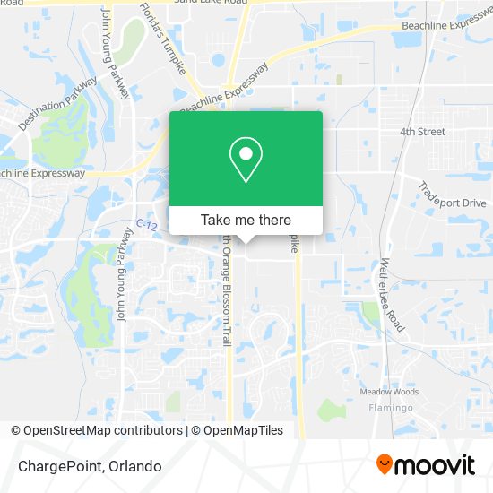 Mapa de ChargePoint