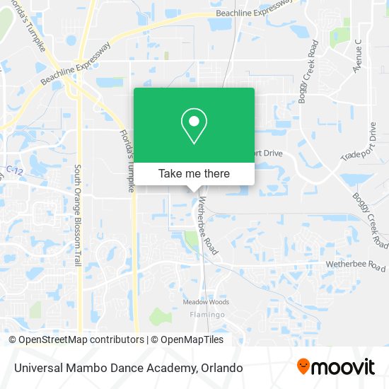 Mapa de Universal Mambo Dance Academy