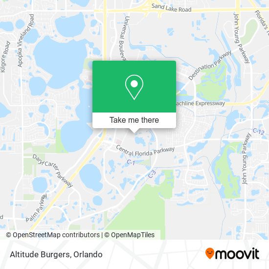 Mapa de Altitude Burgers