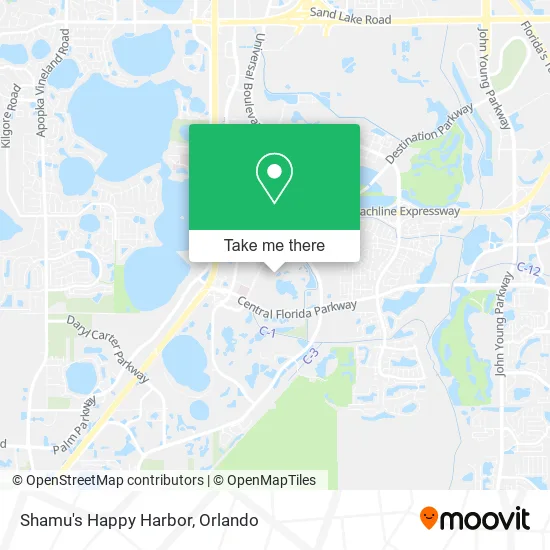 Mapa de Shamu's Happy Harbor