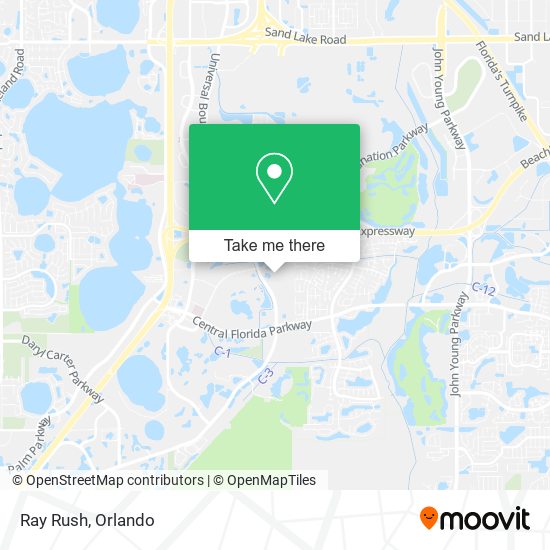 Mapa de Ray Rush
