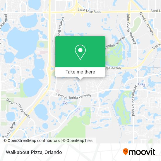 Mapa de Walkabout Pizza
