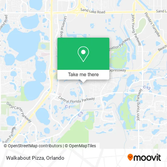 Walkabout Pizza map