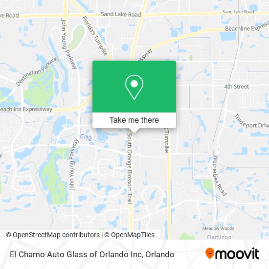 Mapa de El Chamo Auto Glass of Orlando Inc