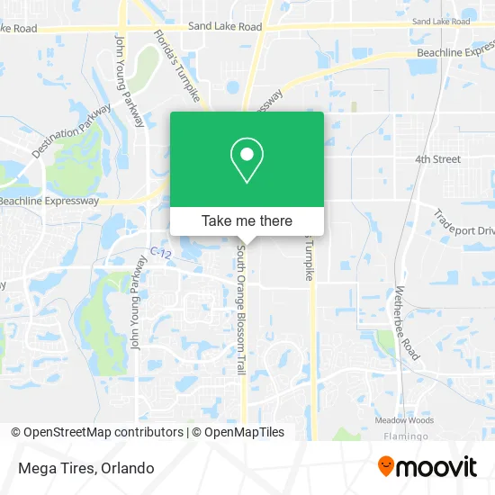 Mapa de Mega Tires