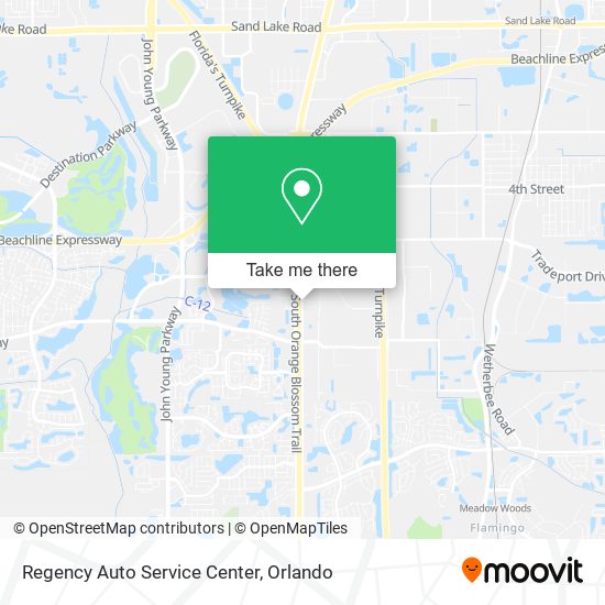 Regency Auto Service Center map