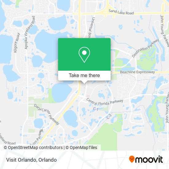 Visit Orlando map