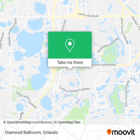 Mapa de Diamond Ballroom