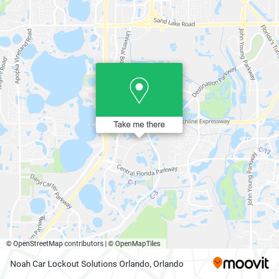 Noah Car Lockout Solutions Orlando map