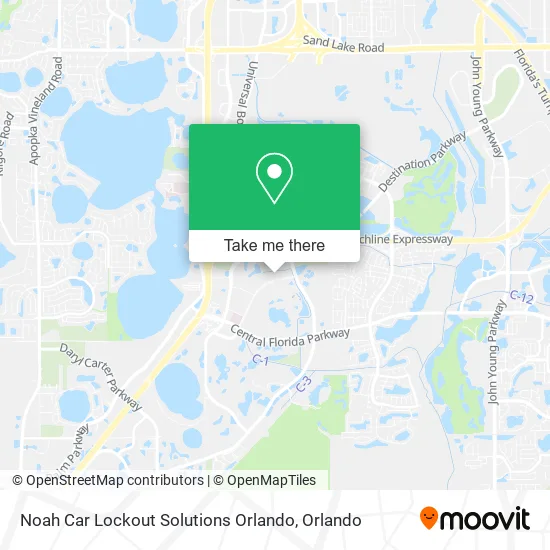 Mapa de Noah Car Lockout Solutions Orlando