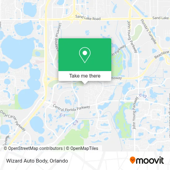 Wizard Auto Body map