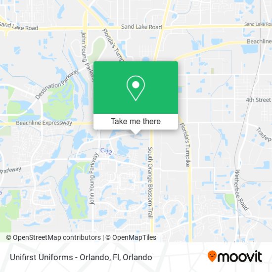 Unifirst Uniforms - Orlando, Fl map