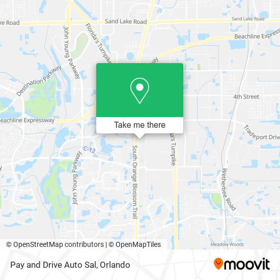 Pay and Drive Auto Sal map