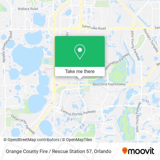 Orange County Fire / Rescue Station 57 map