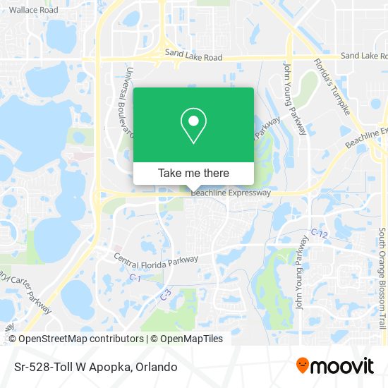 Sr-528-Toll W Apopka map