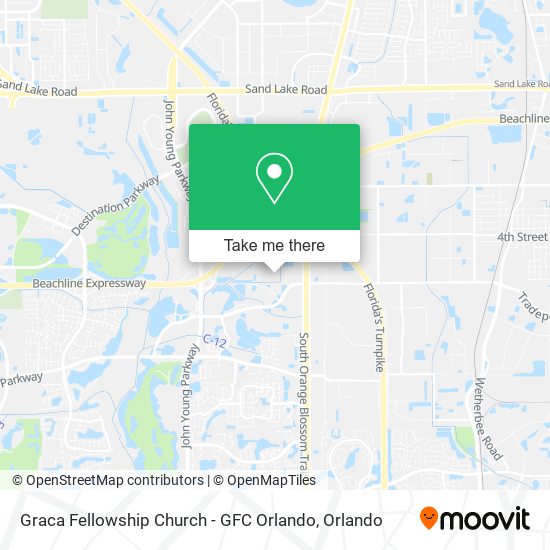 Graca Fellowship Church - GFC Orlando map