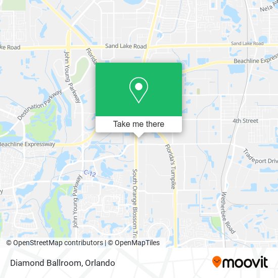Mapa de Diamond Ballroom