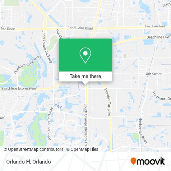 Orlando Fl map