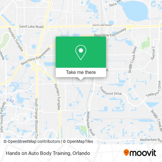 Hands on Auto Body Training map