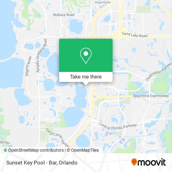 Mapa de Sunset Key Pool - Bar