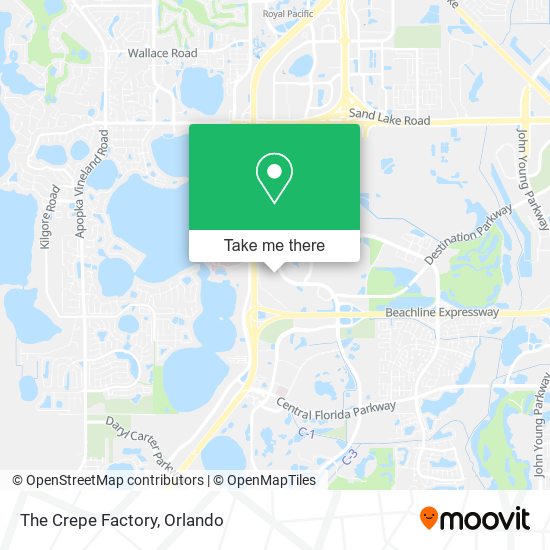Mapa de The Crepe Factory