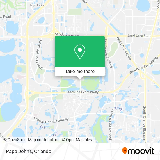 Papa John's map