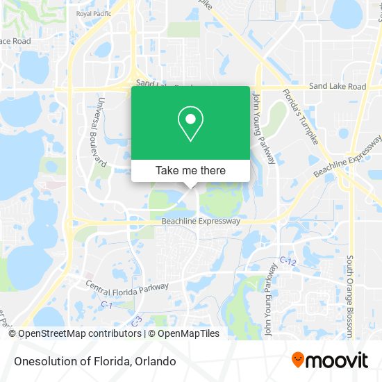 Onesolution of Florida map