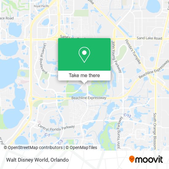 Mapa de Walt Disney World