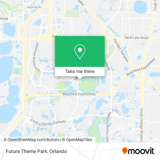 Mapa de Future Theme Park