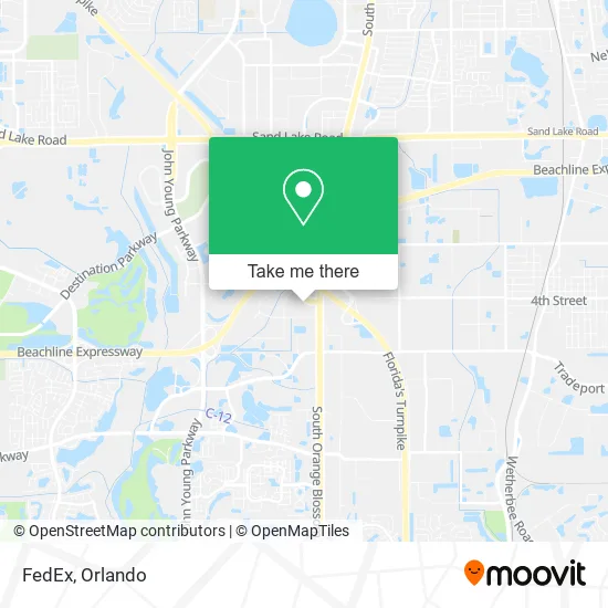 Mapa de FedEx