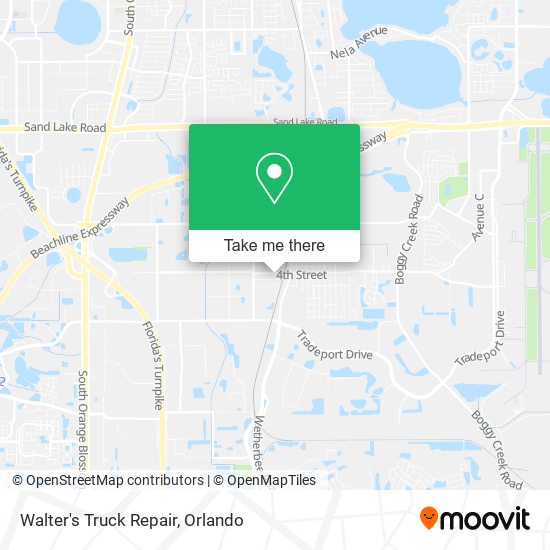 Walter's Truck Repair map