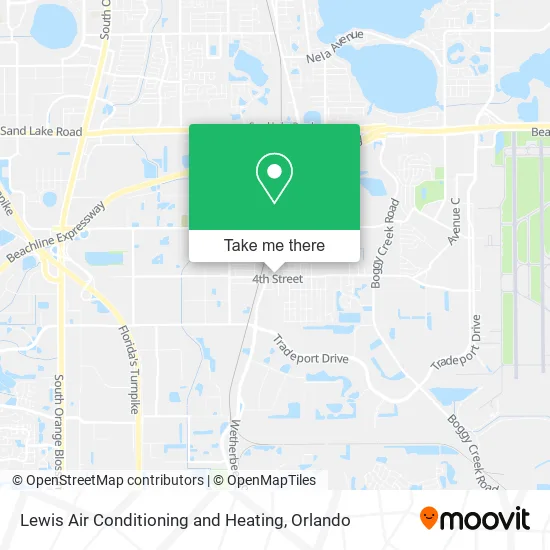 Mapa de Lewis Air Conditioning and Heating
