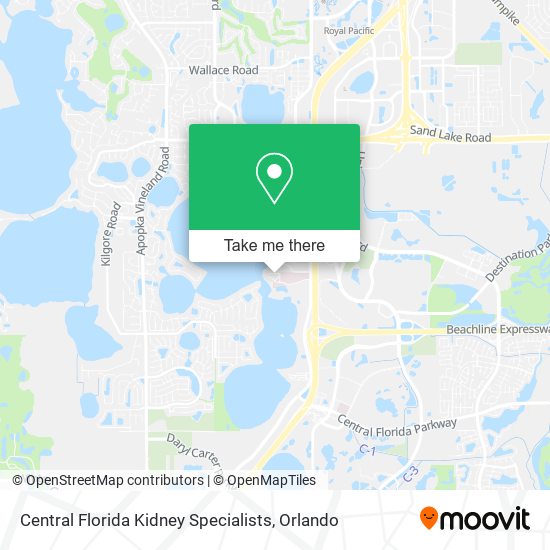 Mapa de Central Florida Kidney Specialists