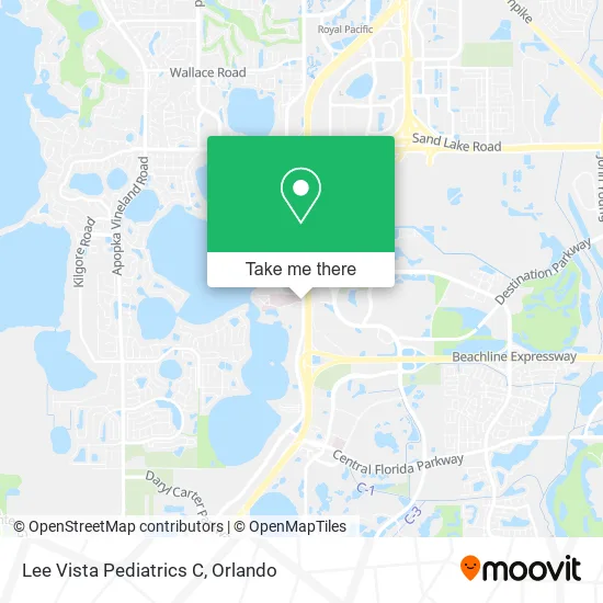 Lee Vista Pediatrics C map