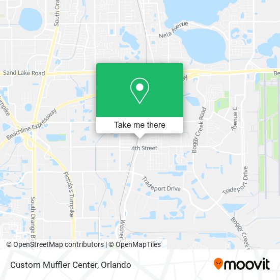 Custom Muffler Center map