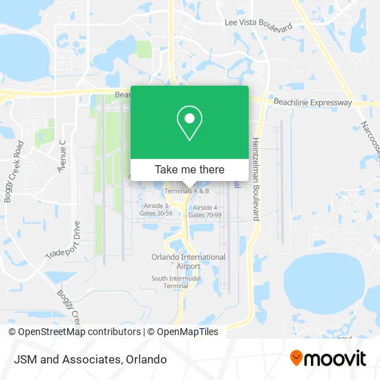 JSM and Associates map