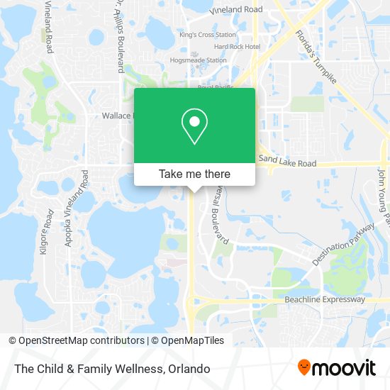 The Child & Family Wellness map