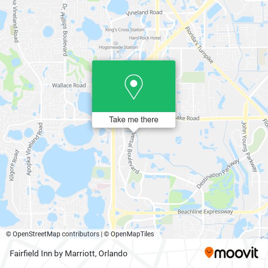 Mapa de Fairfield Inn by Marriott