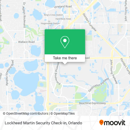 Lockheed Martin Security Check-in map