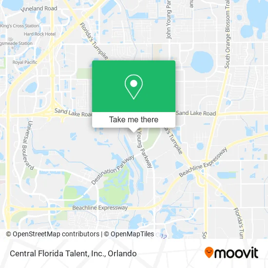 Central Florida Talent, Inc. map