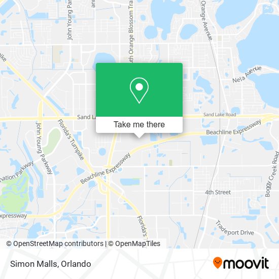 Simon Malls map