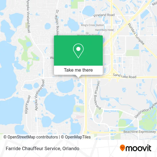 Farride Chauffeur Service map